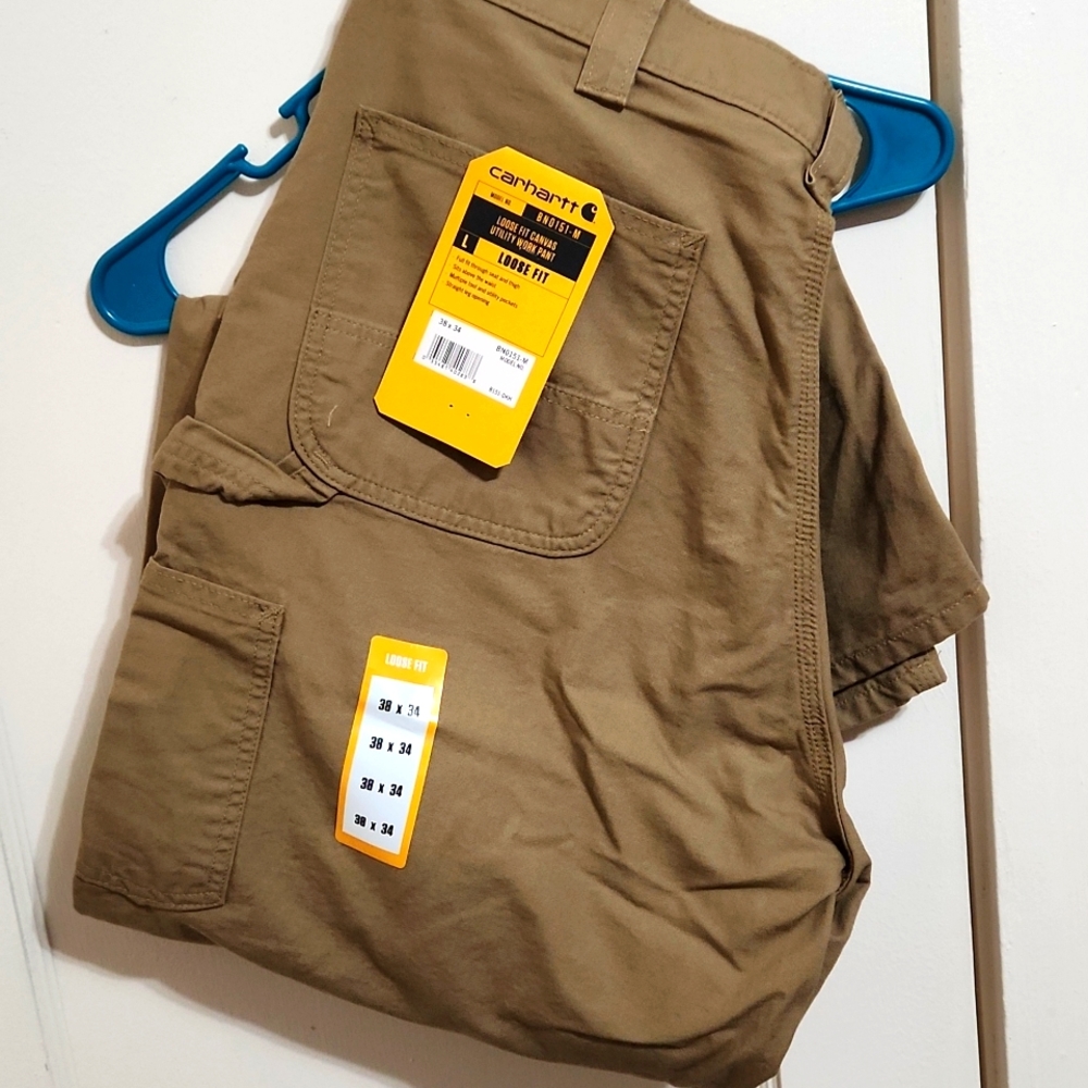Carhartt-Size 38x34- Khaki